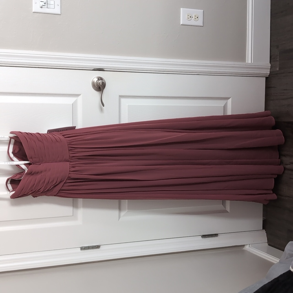 Azazie Desert Rose Kristen Gown